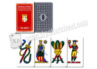 Nr. 82- italienische magische Spielkarten Napoletane Plastificate Dal-Schwarze-Trevisos